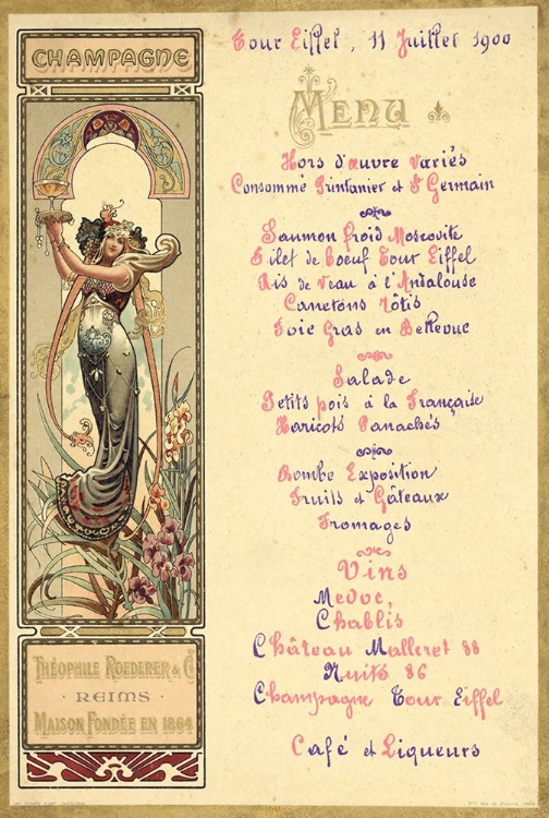 Picture of PARIS NOUVEAU MENU