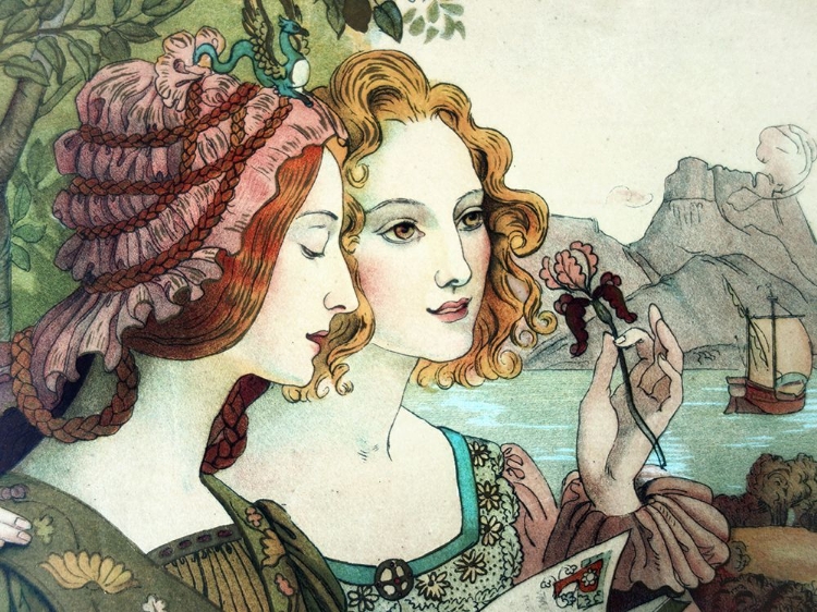 Picture of VINTAGE ART NOUVEAU WOMEN