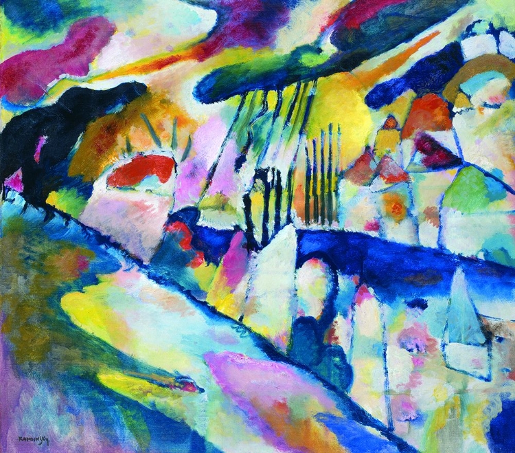 Picture of KANDINSKY PAESAGGIO CON PIOGGIA