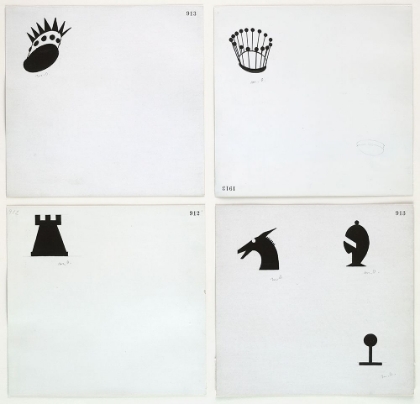 Picture of MARCEL DUCHAMP - DESIGNS FOR CHESSMAN