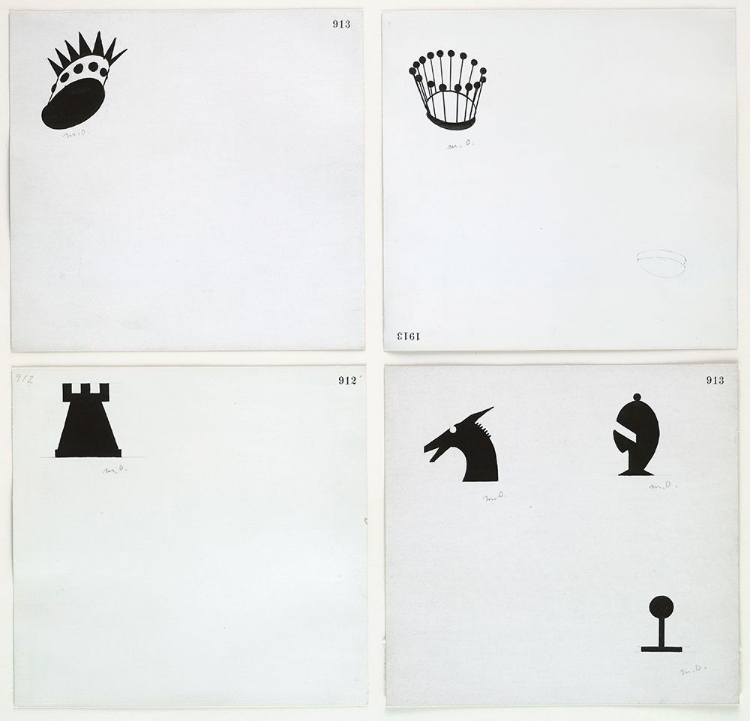 Picture of MARCEL DUCHAMP - DESIGNS FOR CHESSMAN