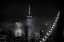 Picture of NIGHT CITYSCAPE FROM THE BROOKLYN BRIDGE