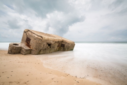 Picture of BUNKER ON BEACH CAMPOSOTO-CADIZ-SPAIN.