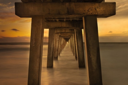 Picture of SUNSET UNDER THE PIER