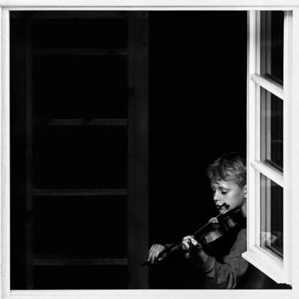Picture of VIOLINIST IN THE WINDOW