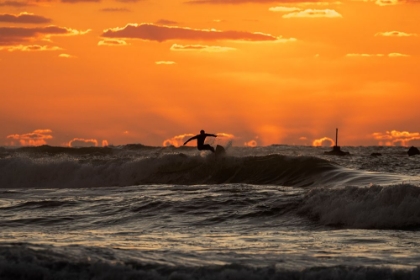 Picture of SURFER AT SUNSET