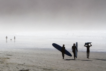 Picture of SURFING TIME IN A FOGGY DAY