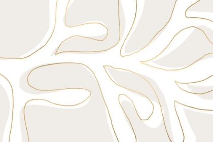 Picture of ABSTRACT TWIG WHITE AND GOLD