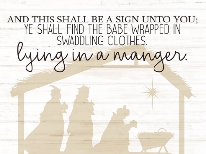 Picture of LYING IN A MANGER