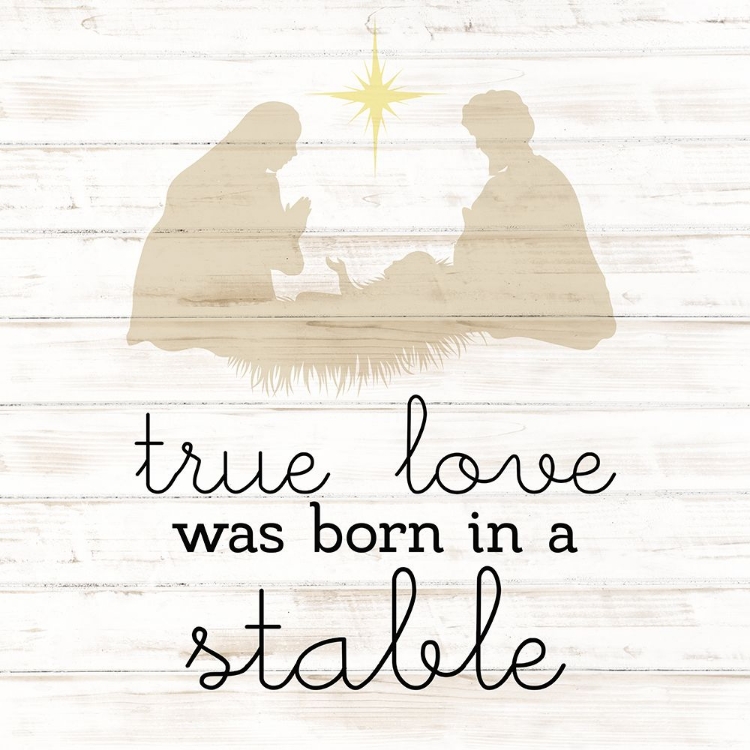 Picture of BORN IN A STABLE