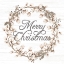 Picture of MERRY CHRISTMAS COTTON WREATH