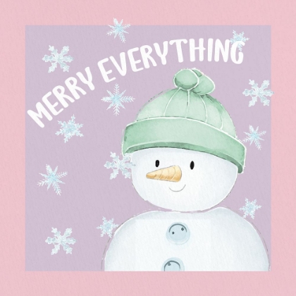 Picture of MERRY EVERYTHING SNOWMAN