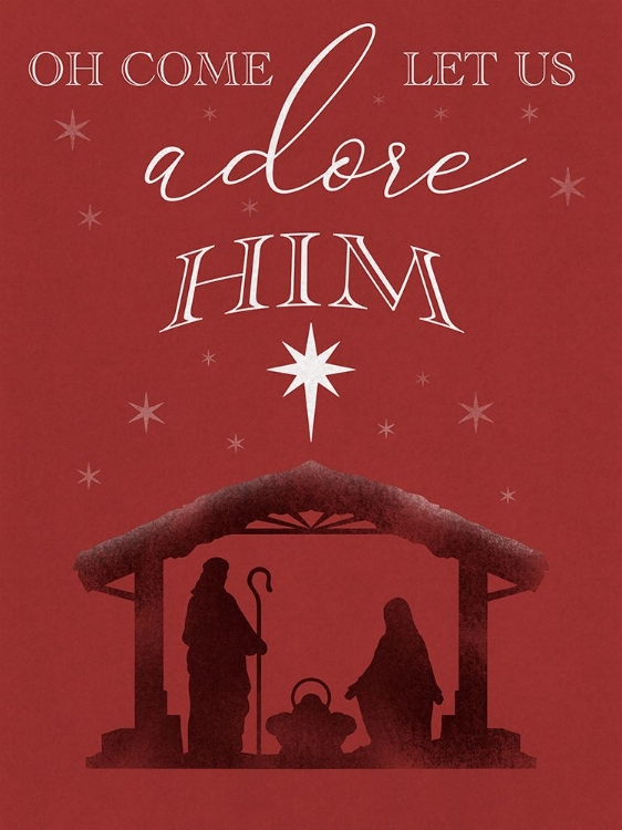 Picture of LET US ADORE HIM
