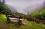 Picture of BENCH OVER THE UPPER LAKE IN GLENDALOUGH IRELAND