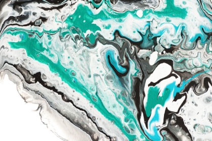 Picture of FLUID ACRYLIC ON EMERALD WAVES