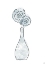 Picture of FLORAL GLASS BUNCH 1