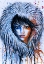 Picture of FIRE AND ICE GIRL PORTRAIT