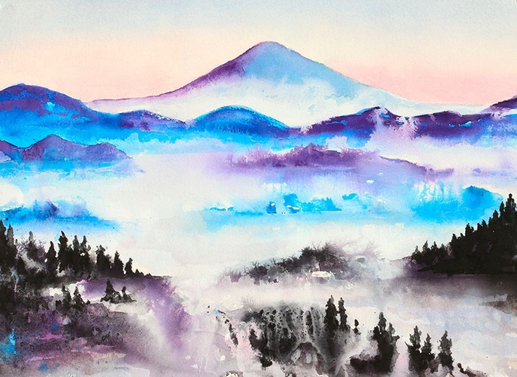 Picture of MOUNTAIN MIST LANDSCAPE