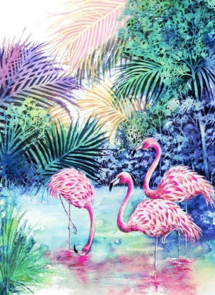 Picture of THREE FLAMINGOS