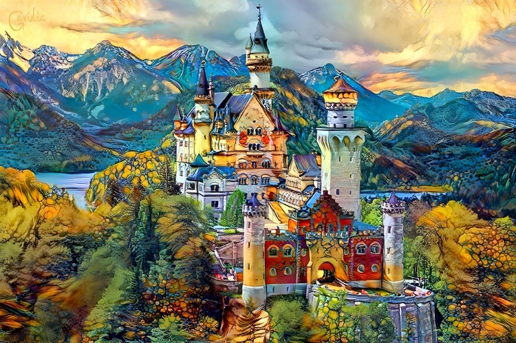 Picture of BAVIERA FUSSEN GERMANY NEUSCHWANSTEIN CASTLE