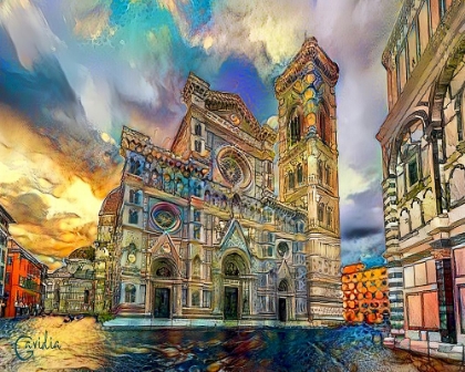Picture of FLORENCE ITALY CATHEDRAL OF SAINT MARY OF THE FLOWER VER3