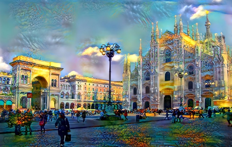 Picture of MILAN ITALY PIAZZA DEL DUOMO