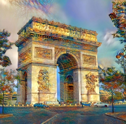 Picture of PARIS FRANCE ARC DE TRIOMPHE