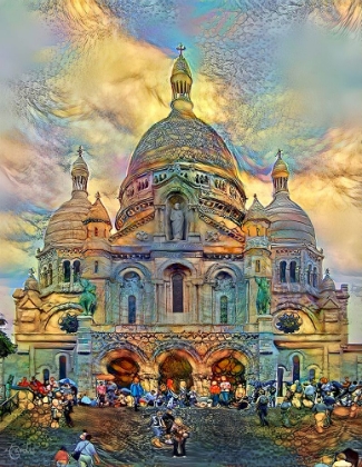 Picture of PARIS FRANCE BASILICA OF THE SACRED HEART SACRE COEUR VER2