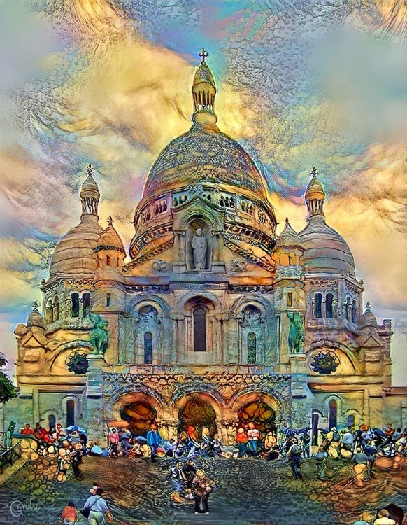 Picture of PARIS FRANCE BASILICA OF THE SACRED HEART SACRE COEUR VER2