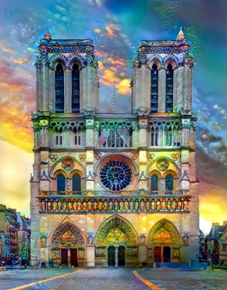 Picture of PARIS FRANCE NOTRE DAME CATHEDRAL