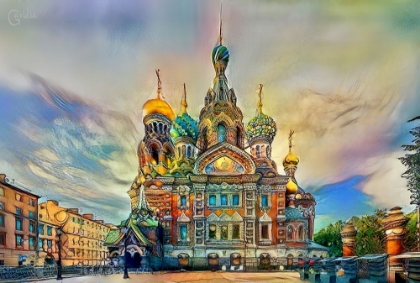 Picture of SAINT PETERSBURG RUSSIA CHURCH OF THE SAVIOR ON SPILLED BLOOD VER2