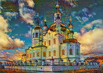 Picture of TYUMEN RUSSIA CHURCH OF ZECHARIAH AND ELIZABETH IN TOBOLSK