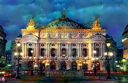 Picture of PARIS FRANCE OPERA GARNIER NIGHT