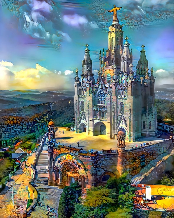 Picture of BARCELONA SPAIN TIBIDABO CHURCH