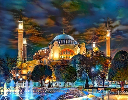 Picture of ISTANBUL TURKEY HAGIA SOPHIA FOUNTAIN