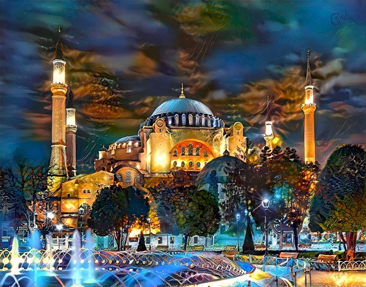 Picture of ISTANBUL TURKEY HAGIA SOPHIA FOUNTAIN