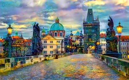 Picture of PRAGUE CZECH REPUBLIC CHARLES BRIDGE