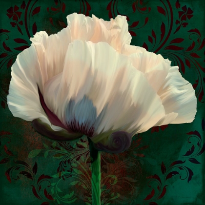 Picture of POPPY IN VERDIGRIS AND RUST II