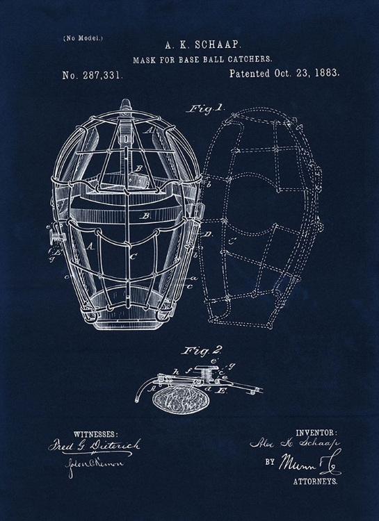 Picture of 1883 MASK FOR BASEBALL CATCHER