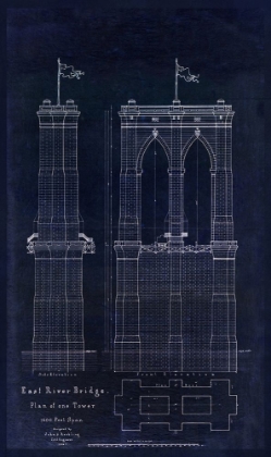 Picture of BROOKLYN BRIDGE 1867