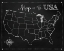 Picture of CHALKBOARD US MAP