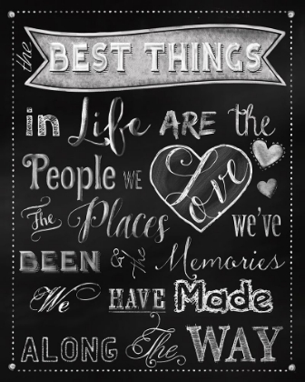 Picture of BEST THINGS CHALKBOARD