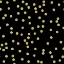 Picture of BLACK GOLDEN ROUND CONFETTI