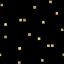 Picture of BLACK GOLDEN SQUARES CONFETTI
