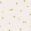Picture of LIGHT CREAM GOLDEN SQUARES CONFETTI