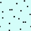 Picture of PALE AQUA BLACK SQUARES CONFETTI