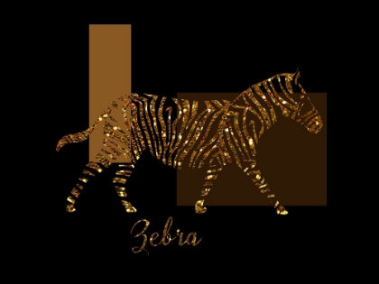 Picture of GILT ZEBRA