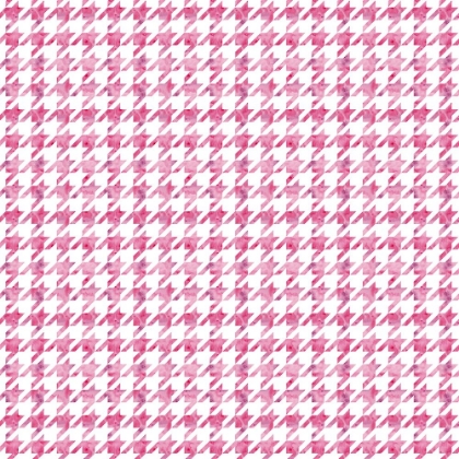 Picture of PINK WATERCOLOR HOUNDSTOOTH