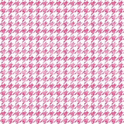 Picture of PINK WATERCOLOR HOUNDSTOOTH