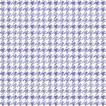 Picture of PURPLE WATERCOLOR HOUNDSTOOTH